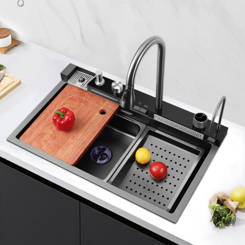 Home Improvement Kitchen Set - Thickened Kitchen Sinks Stainless Steel Multi-functional