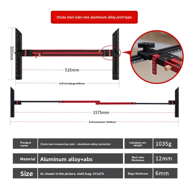 Aluminum Alloy Stair Ruler,Hig - Home Improvement Tools recension och pris