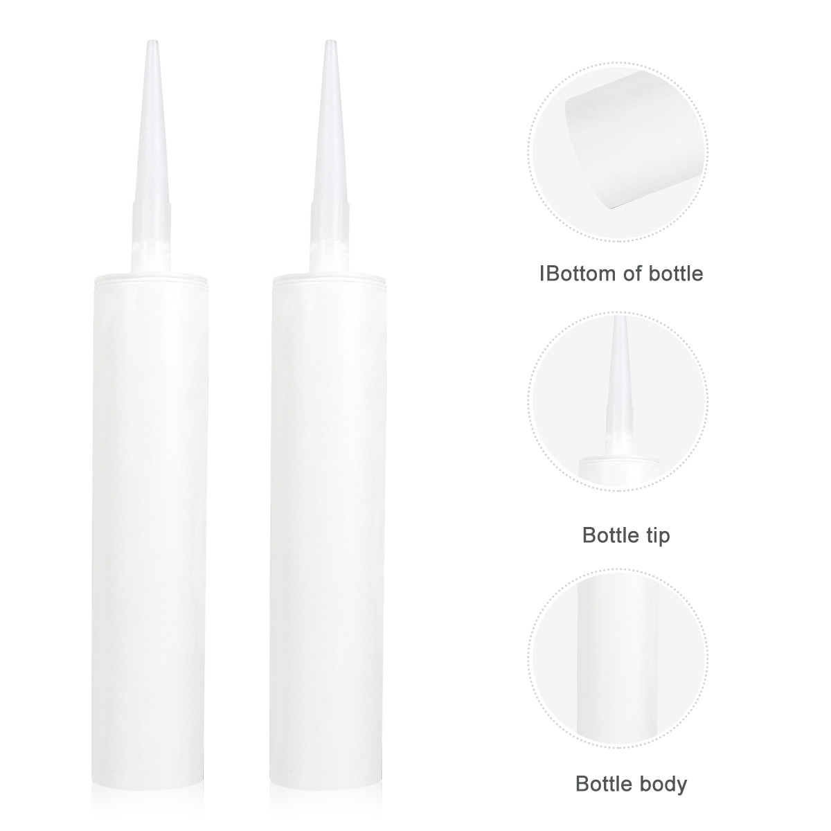5Pcs Empty Refillable Plastic  - Home Improvement Tools recension och pris