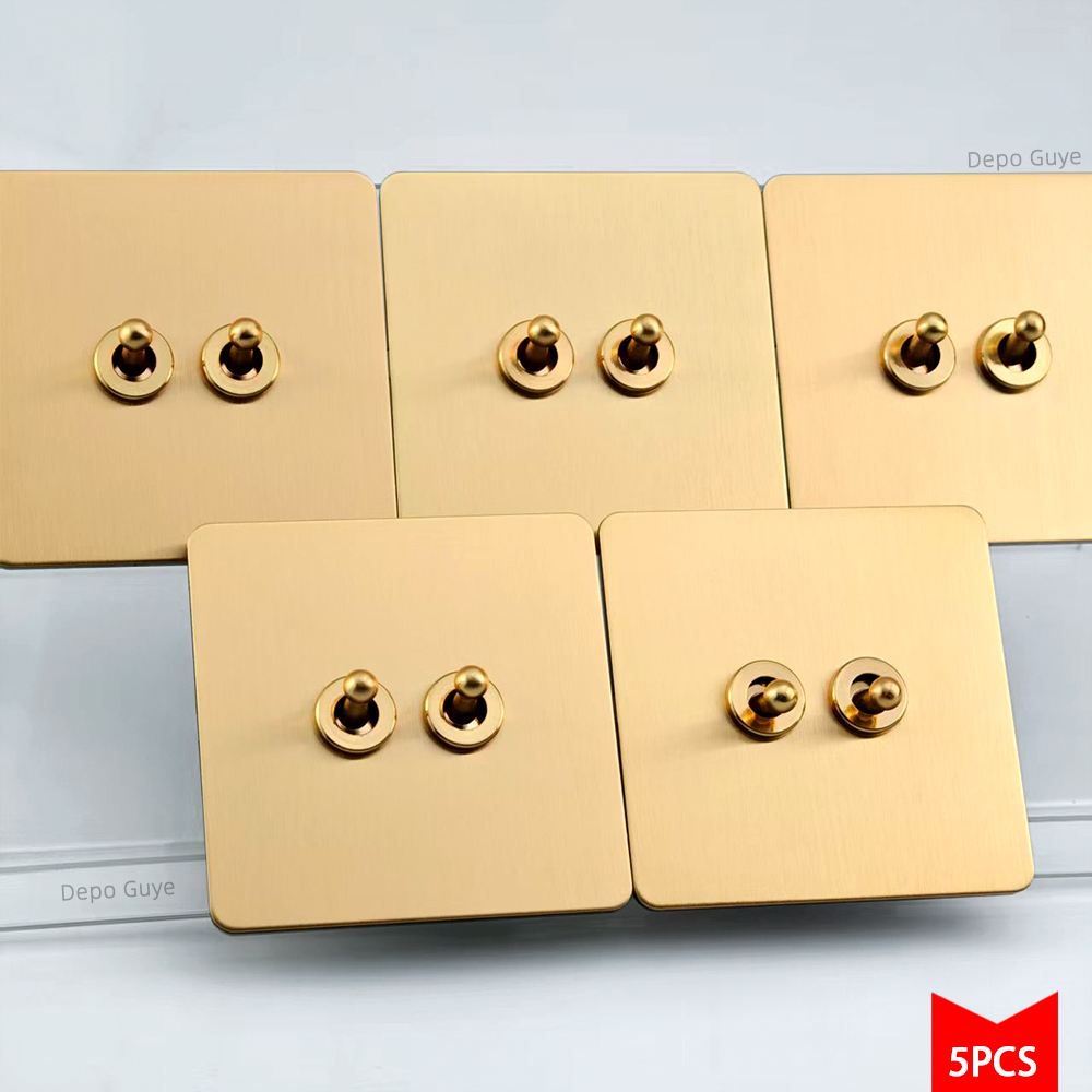 5/10 PCS Gold Wall Light Toggl - Home Improvement Guy recension och pris